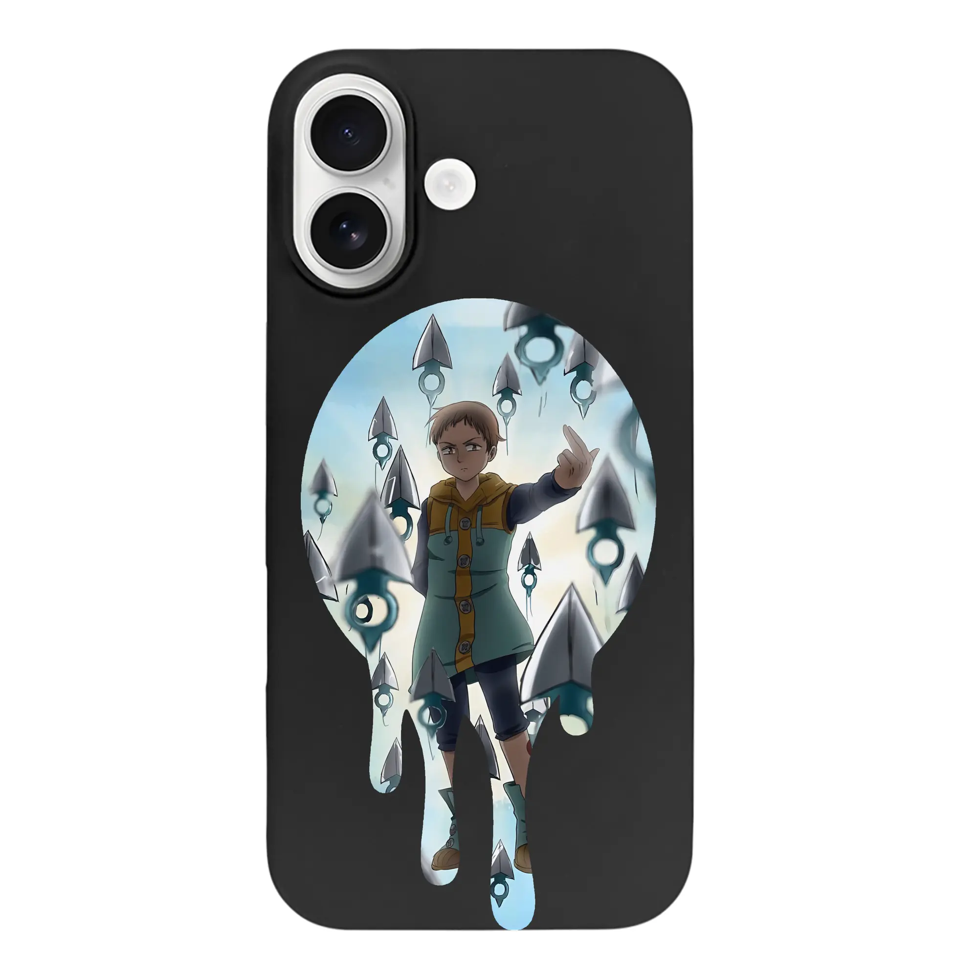 七つの大罪 グッズ キング - iPhone 17 シリーズ シリコンケース 薄型 耐衝撃 指紋防止 ソフトタッチカバー 精密フィット 傷防止 保護ケース iPhone 17/17 Air/17 Pro/17 Pro Max 対応